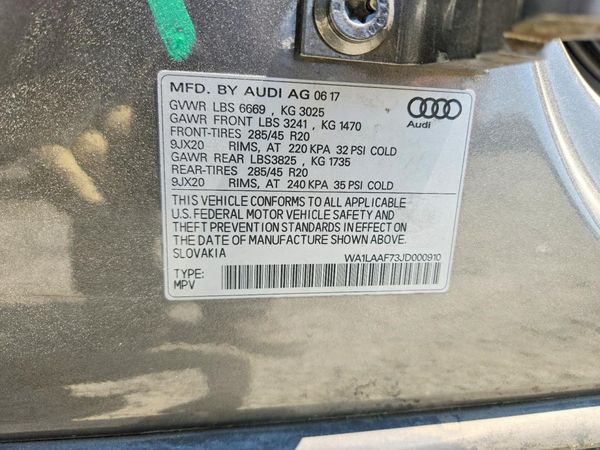 2018 AUDI Q7 quattro Premium Plus