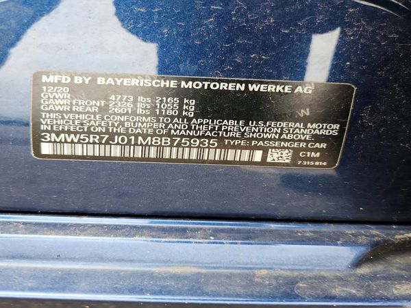 2021 BMW 330XI