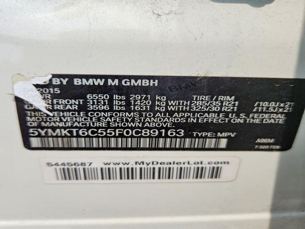 2015 BMW X5 X5 M
