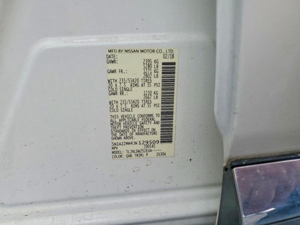 2018 NISSAN MURANO