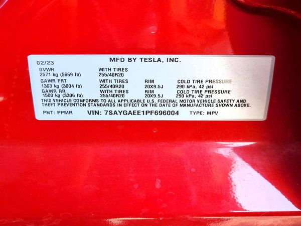 2023 TESLA MODEL Y