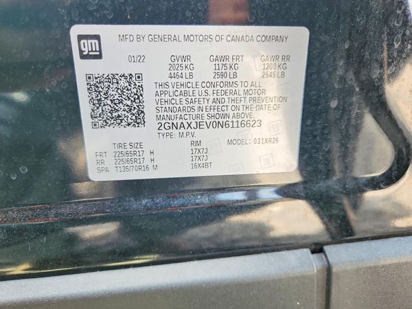 2022 CHEVROLET EQUINOX
