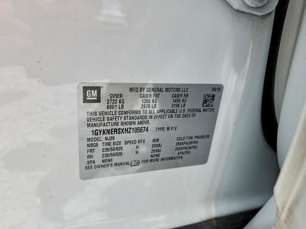 2017 CADILLAC XT5