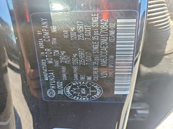 2022 HYUNDAI TUCSON SEL w/Premium pkg