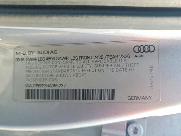 2017 AUDI A3 e-tron Premium Plus