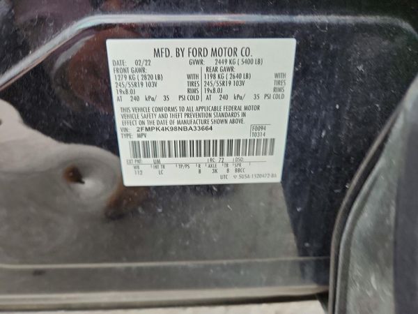 2022 FORD EDGE Titanium
