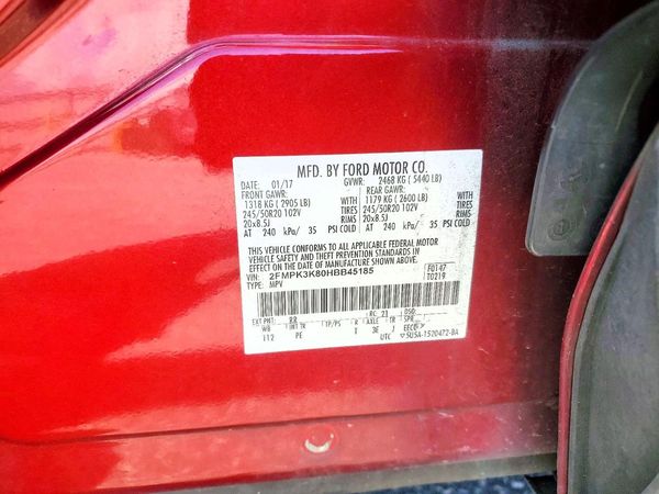 2017 FORD EDGE Titanium