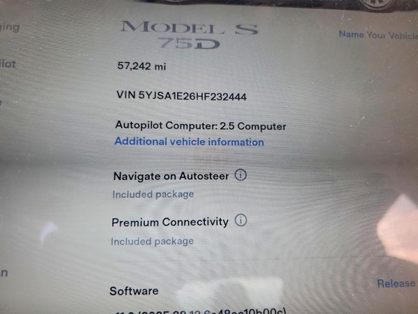 2017 TESLA MODEL S