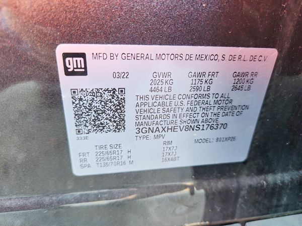 2022 CHEVROLET EQUINOX