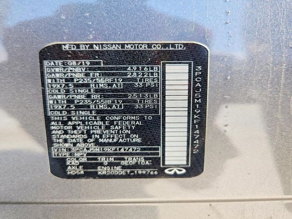2019 INFINITI QX50