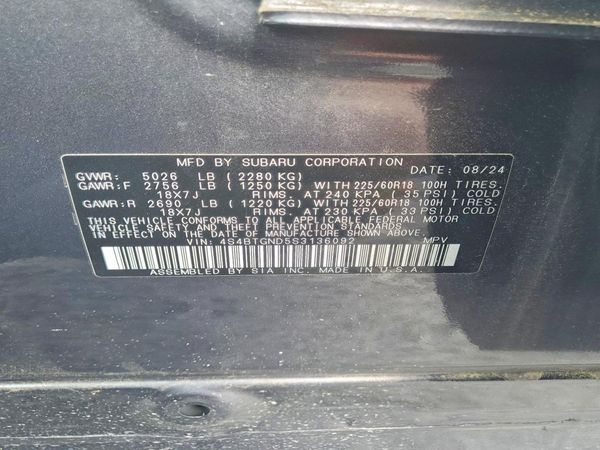 2025 SUBARU OUTBACK Limited