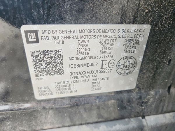 2018 CHEVROLET EQUINOX Premier (3LZ)