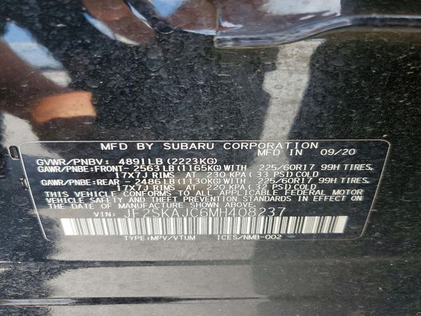 2021 SUBARU FORESTER Premium