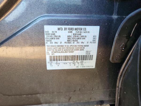 2018 FORD EDGE SEL