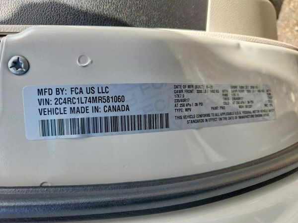 2021 CHRYSLER PACIFICA Touring L
