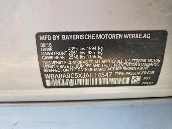 2018 BMW 320
