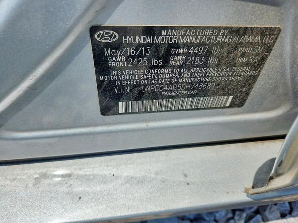 2013 HYUNDAI SONATA