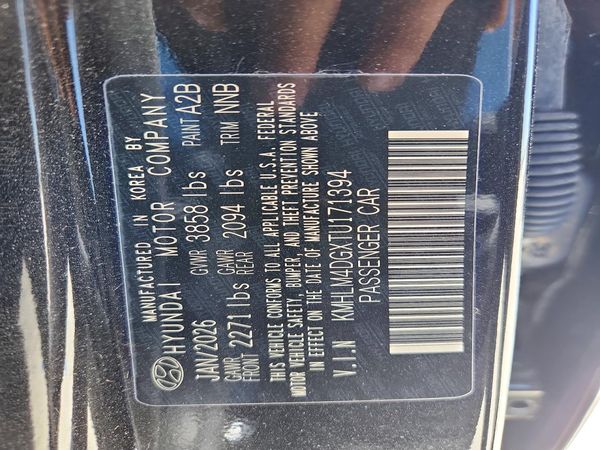 2026 HYUNDAI ELANTRA