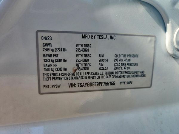 2023 TESLA MODEL Y