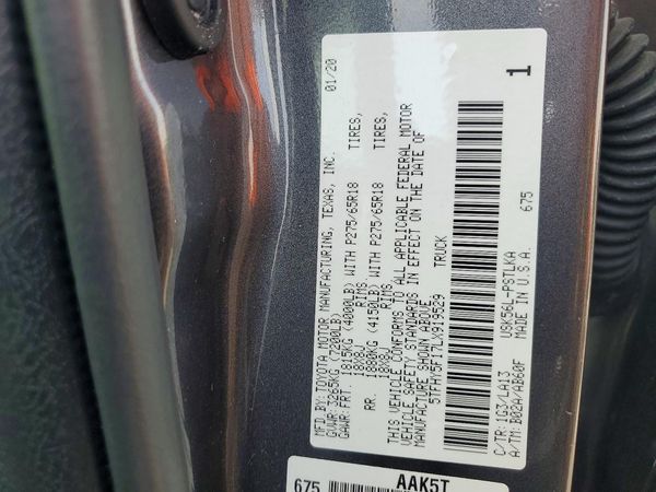 2020 TOYOTA TUNDRA Limited Grade