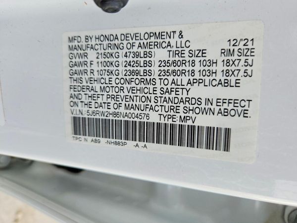 2022 HONDA CR-V EX-L
