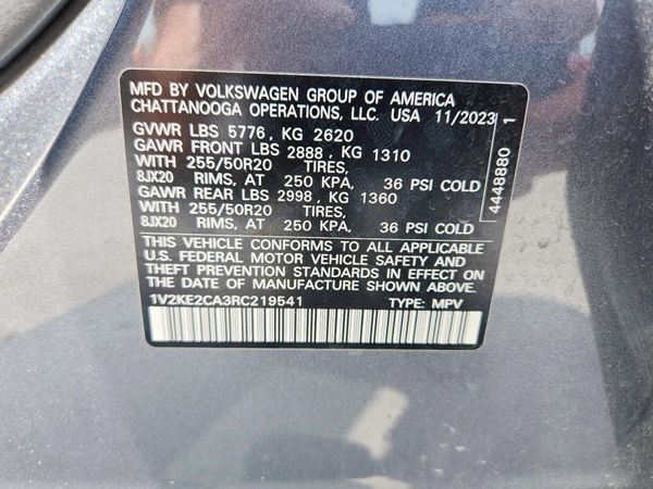 2024 VOLKSWAGEN ATLAS CROSS SPORT