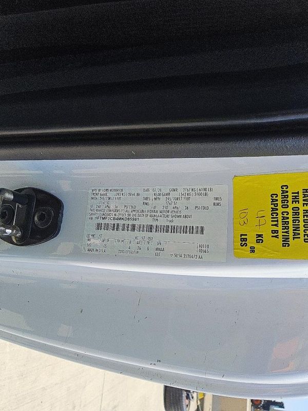 2021 FORD F150