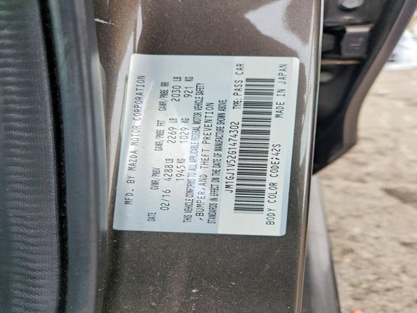 2016 MAZDA 6 Touring/GS
