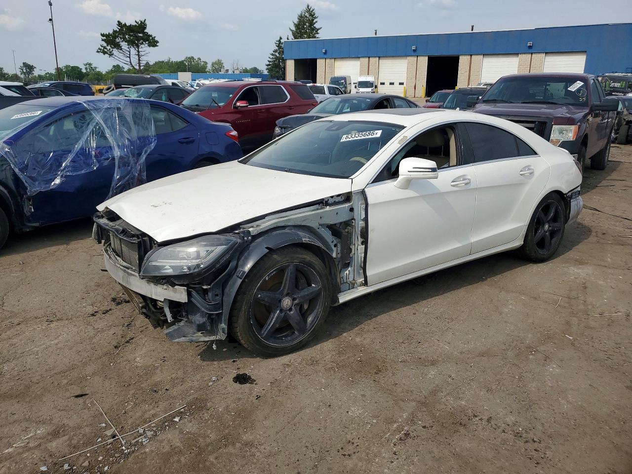2014 MERCEDES-BENZ CLS-CLASS CLS550 — Front 3/4