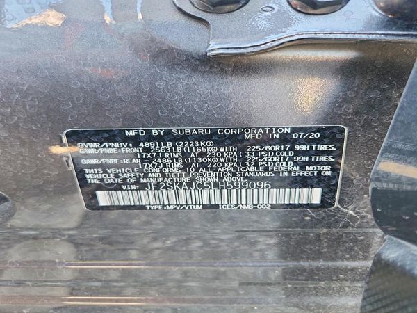 2020 SUBARU FORESTER Prm+ES+KA
