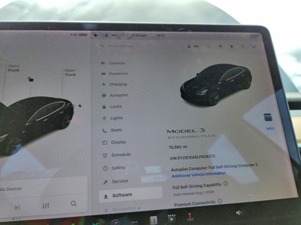 2020 TESLA MODEL 3