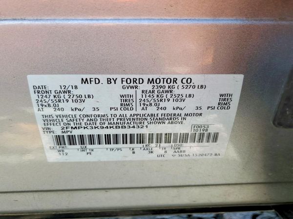 2019 FORD EDGE Titanium
