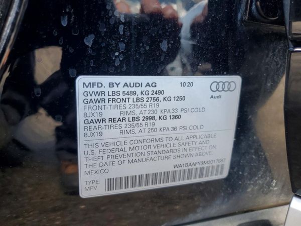 2021 AUDI Q5 quattro Premium Plus