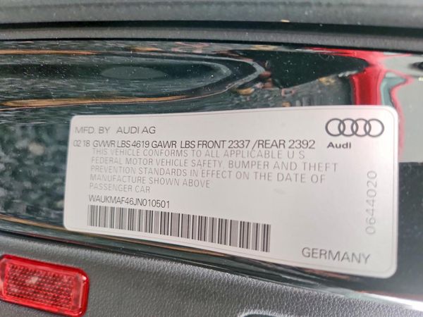 2018 AUDI A4 Premium