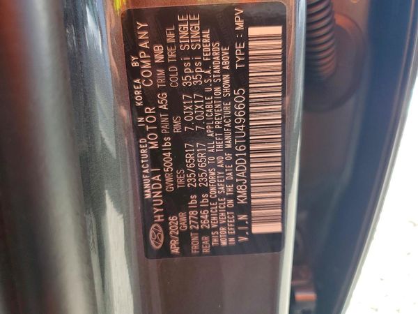 2026 HYUNDAI TUCSON Blue SE