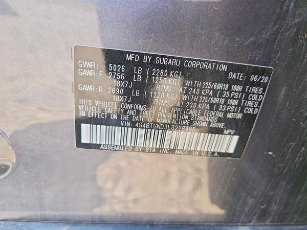 2020 SUBARU OUTBACK Limited+M/R+NAVI(HK)