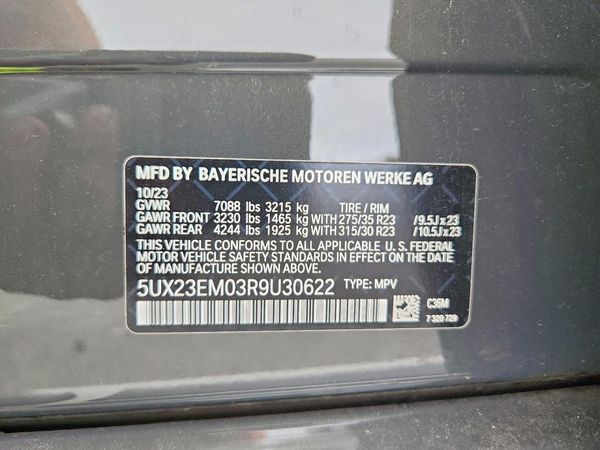 2024 BMW X7