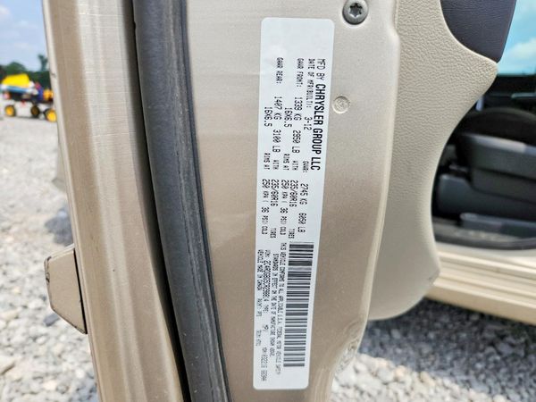 2012 DODGE GRAND CARAVAN SE