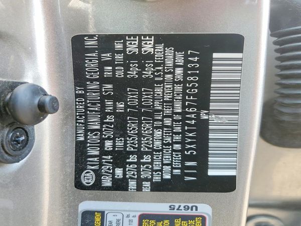 2015 KIA SORENTO GL
