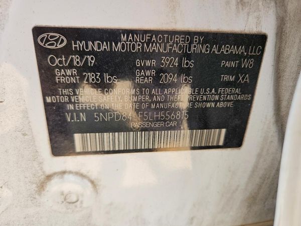 2020 HYUNDAI ELANTRA