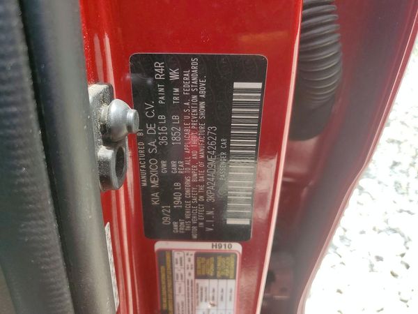 2021 KIA RIO LX, S