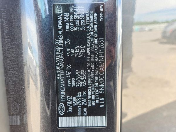 2022 HYUNDAI TUCSON SEL Premium Pkg