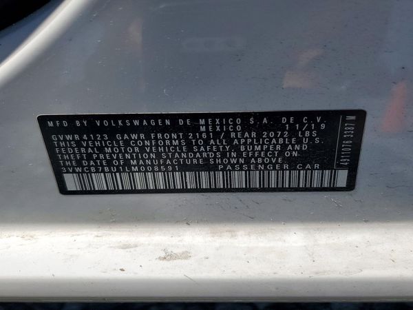 2020 VOLKSWAGEN JETTA