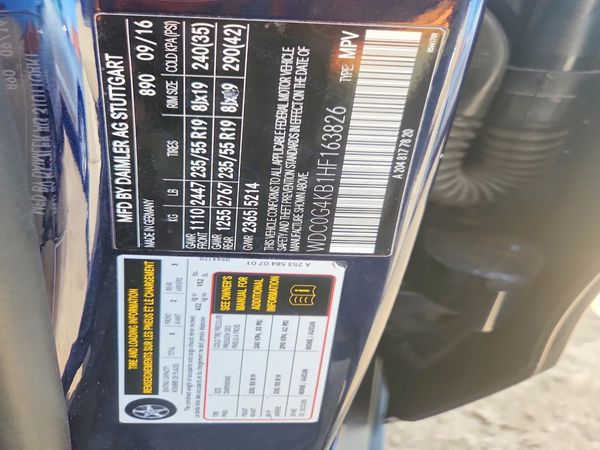 2017 MERCEDES-BENZ GLC GLC300 Base-4M