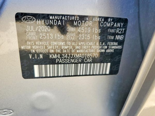 2021 HYUNDAI SONATA HYBRID SEL