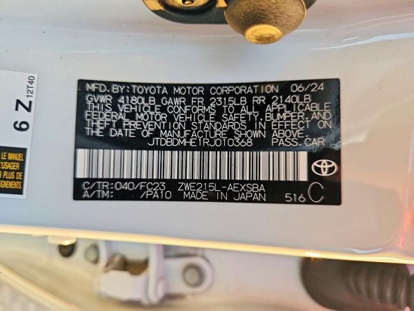 2024 TOYOTA COROLLA
