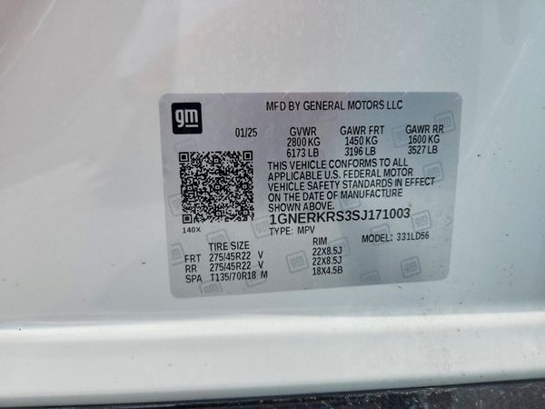 2025 CHEVROLET TRAVERSE High Country
