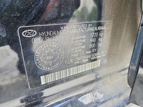 2013 HYUNDAI ELANTRA