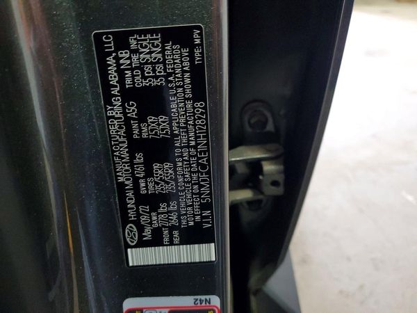 2022 HYUNDAI TUCSON SEL Convenience Pkg