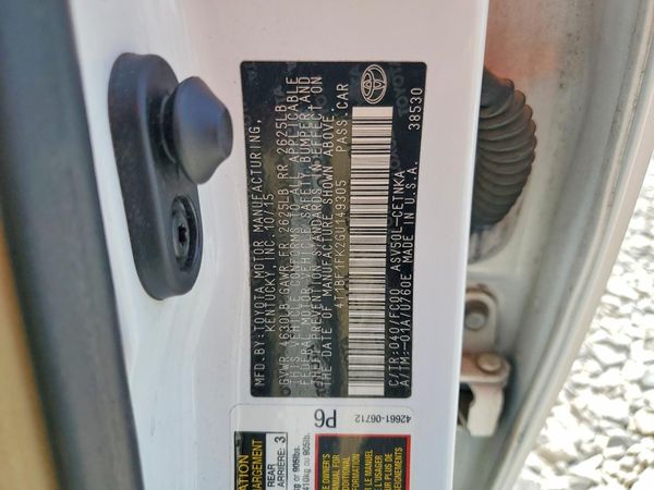 2016 TOYOTA CAMRY